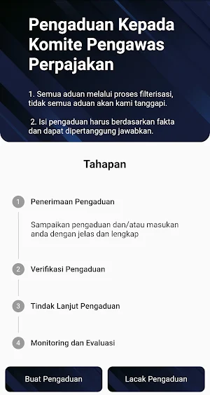 e-Pengaduan Komwas Screenshot 1