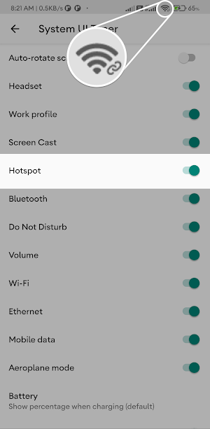 Statusbar Icon Hider Screenshot 1