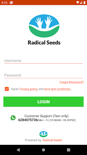 Radical Seeds Teachers Screenshot 0