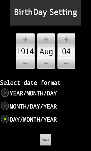 Biorhythms Screenshot 2