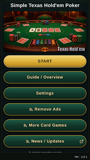 Texas Hold'em Poker Simple Screenshot 0