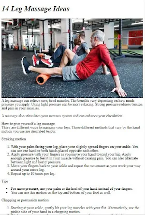 Full Body Massage Tutorial Screenshot 2