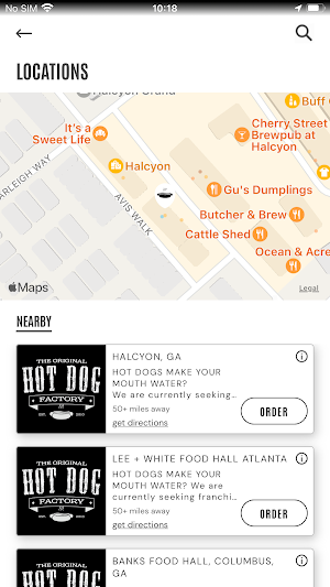 The Original Hot Dog Factory Screenshot 1