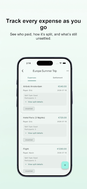 Splitways: Split Bills & Trips Screenshot 1