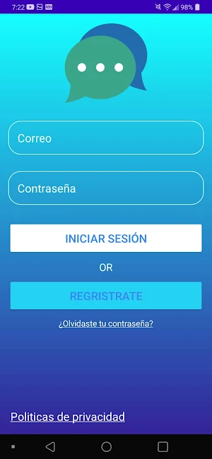 Chat novios y amigos Screenshot 0