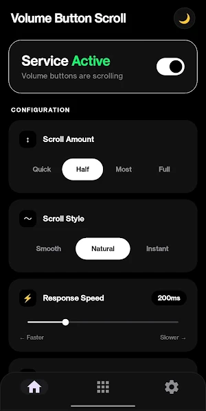 Volume Button Scroll Screenshot 1