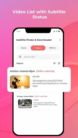Subtitle Finder & Downloader Screenshot 2