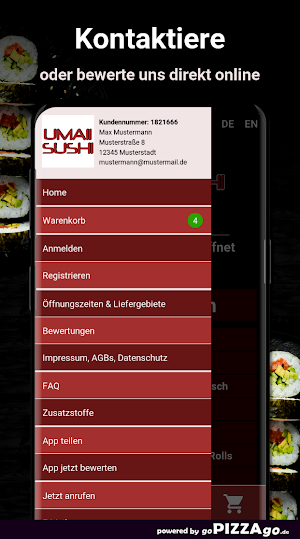 Umaii - Sushi Berlin Screenshot 2