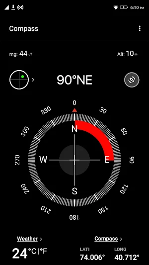 Compass - Digital Compass App Screenshot 0