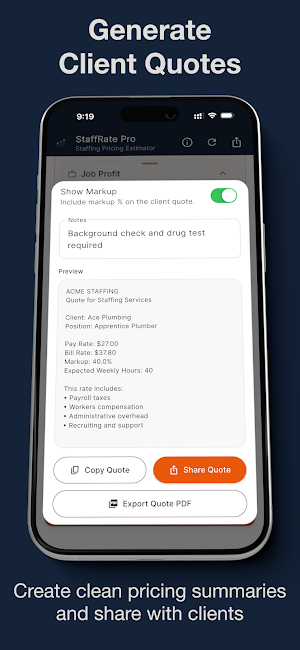 StaffRate Pro Screenshot 2