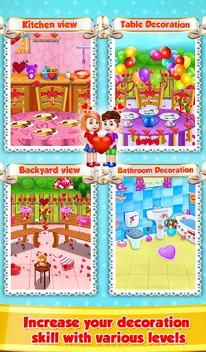 Valentine Room Decoration Game Screenshot 3