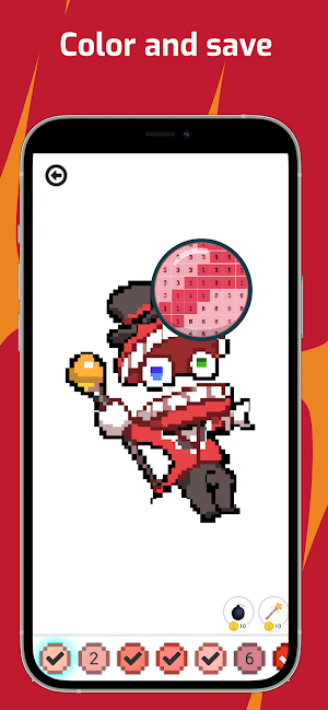 Amazing Circus Pixel Coloring Screenshot 3