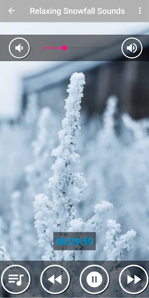 Relaxing Snowfall Sounds : Relaxing Winter Music Screenshot 0