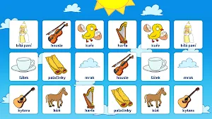 Čeština s Bílou paní: Pexeso Screenshot 3