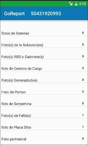 GOreportOFFline Screenshot 1