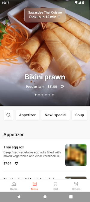Sawasdee Thai Cuisine Screenshot 1