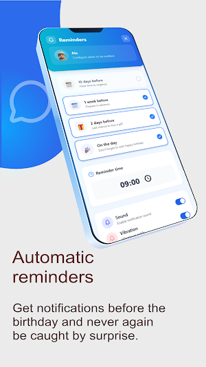 Birthday Reminder Calendar Screenshot 2