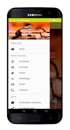 Radio FiestaMix Screenshot 2