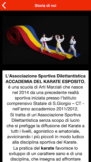 Accademia Karate Esposito Screenshot 2