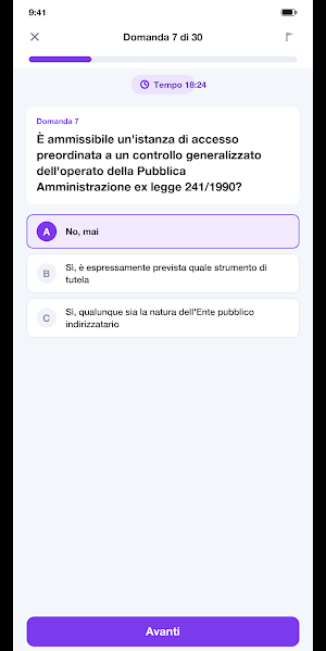 Concorso Funzionario INPS Quiz Screenshot 2