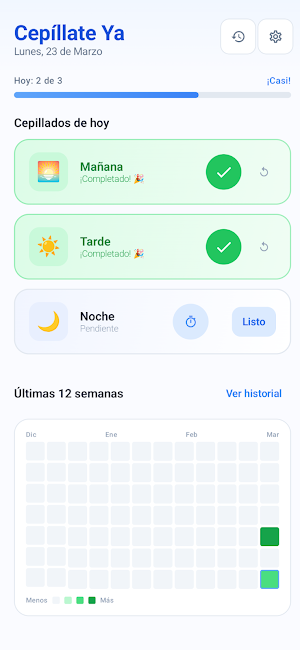 Recordatorio cepillar dientes Screenshot 0