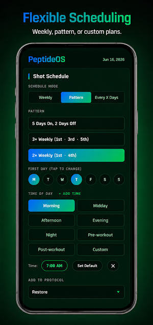 PeptideOS: Peptide Tracker Screenshot 1