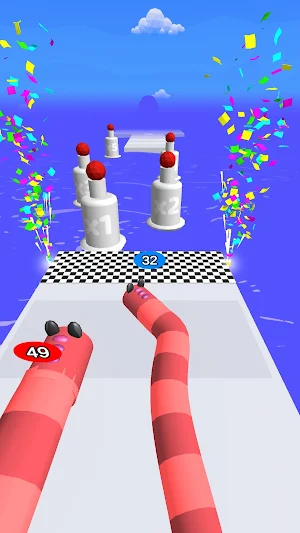 Worm Race: Boss Fight Screenshot 3