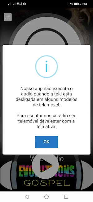 Rádio EvoluttionS Gospel Screenshot 0