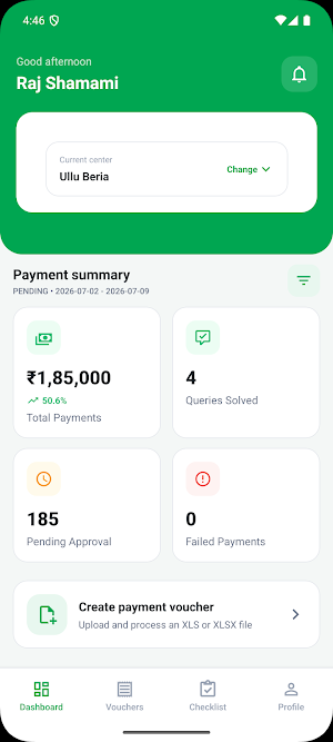 NHCPL Payments Screenshot 1