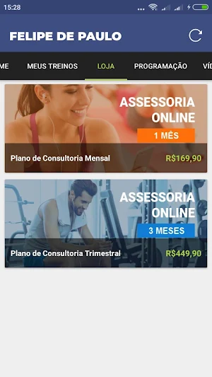 Felipe de Paulo Consultoria Screenshot 2