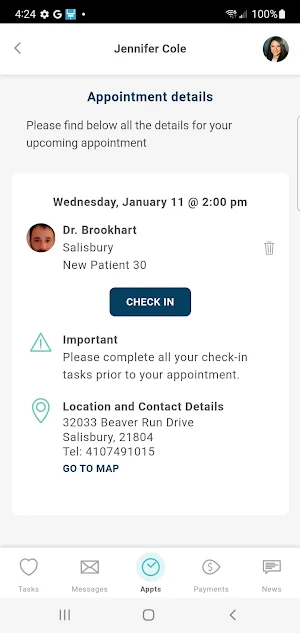 Chesapeake Health Care Screenshot 2