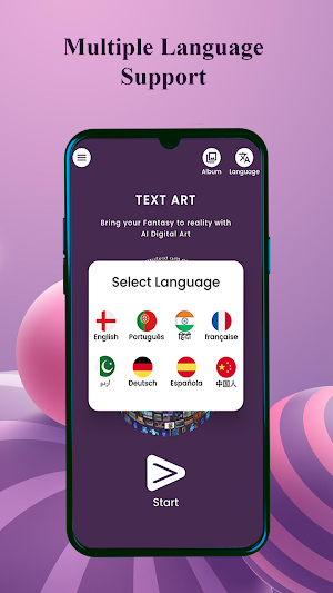 Text Art: AI Text to Image Pic Screenshot 1