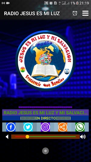RADIO JESUS ES MI LUZ Y MI SALVACION Screenshot 1