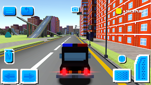 Blocky Car Driving Screenshot 0