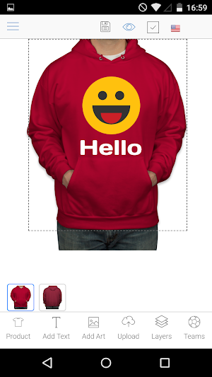 Designer Sweatshirts Screenshot 0