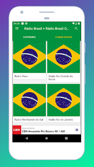 Radio Brazil + Radio Brasil FM & AM - Radio Online Screenshot 2