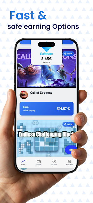 SafeEarn Earn Rewards and Cash Screenshot 0