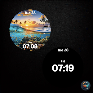 Palm Silhouette - watch face Screenshot 2