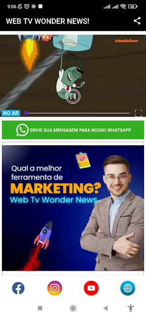 Web TV Wonder News Screenshot 1