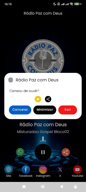 Rádio Paz com Deus Screenshot 2
