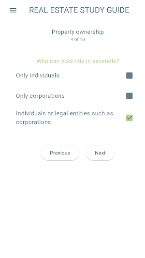 Real Estate Exam Study Guide Screenshot 3