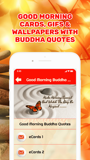 Good Morning Buddha Cards GIFs Screenshot 2