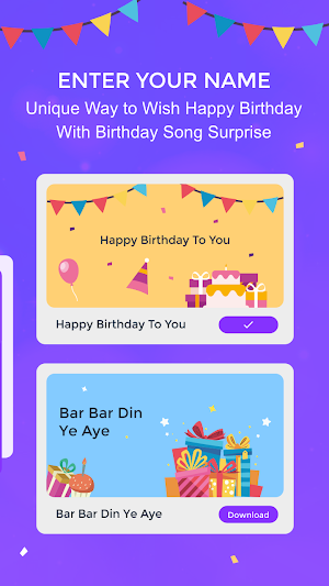 Birthday Song With Name Screenshot 1