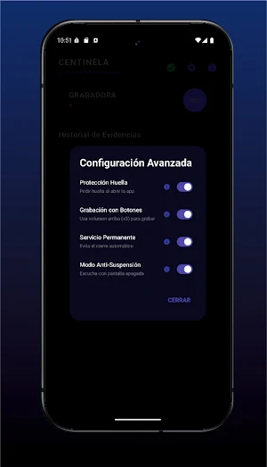 Centinela: Grabadora Legal Screenshot 2