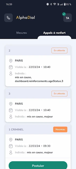 Alphadial Screenshot 1