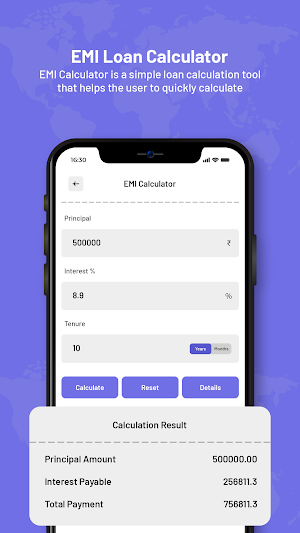 CashLoan : EMI Loan Calculator Screenshot 3