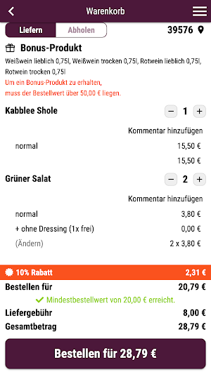 Latti's Food House Screenshot 1