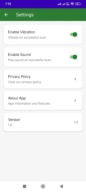 Anaya QR Scanner Screenshot 2