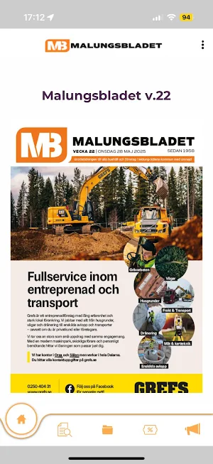 Malungsbladet Screenshot 0