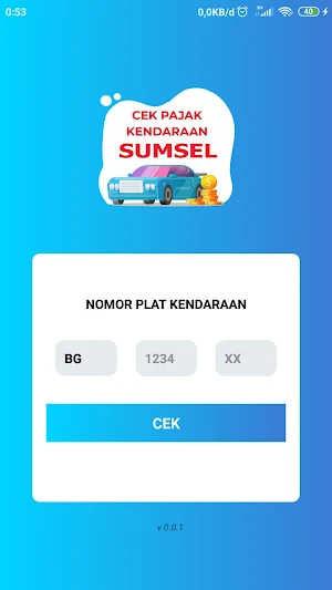 Cek Pajak Kendaraan Sumsel Screenshot 1